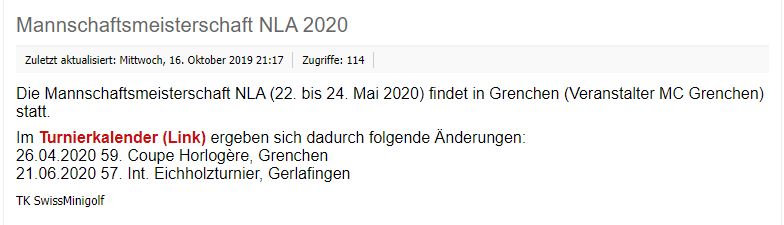 MSM A 2020 in Grenchen